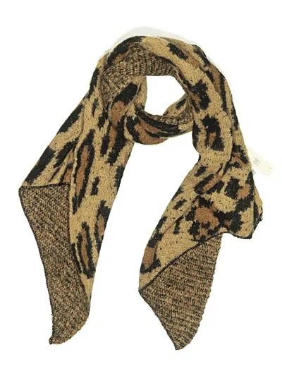 Pre-owned Assorted Brands Scarf In Tan