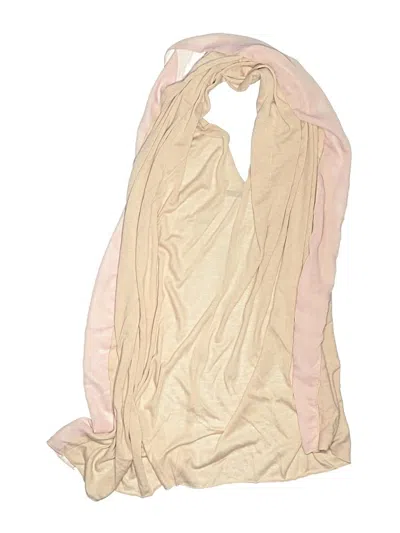 Pre-owned Assorted Brands Scarf In Tan