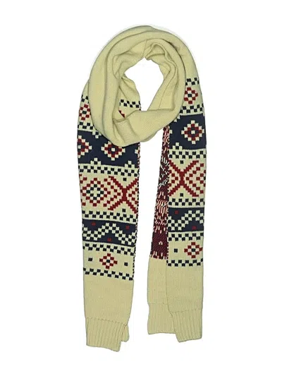 Pre-owned Assorted Brands Scarf In Tan