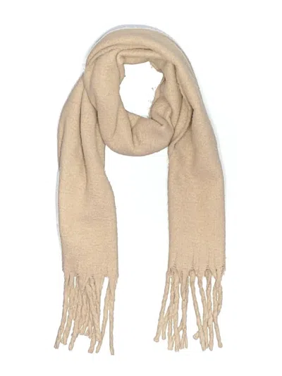 Pre-owned Assorted Brands Scarf In Tan