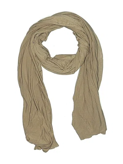 Pre-owned Assorted Brands Scarf In Tan
