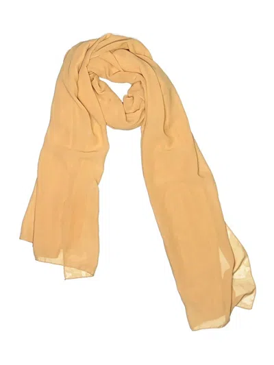 Pre-owned Assorted Brands Scarf In Tan