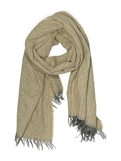 Pre-owned Assorted Brands Scarf In Tan