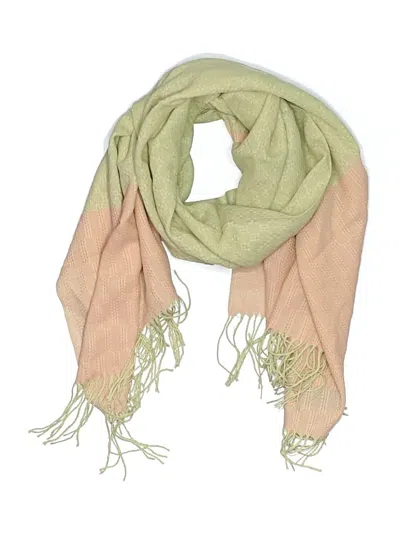 Pre-owned Assorted Brands Scarf In Tan