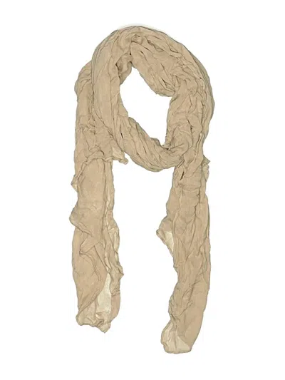 Pre-owned Assorted Brands Scarf In Tan