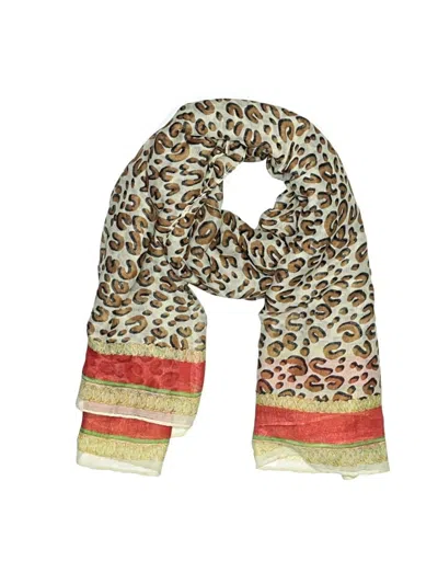 Pre-owned Assorted Brands Scarf In Tan