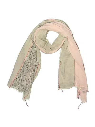 Pre-owned Assorted Brands Scarf In Tan
