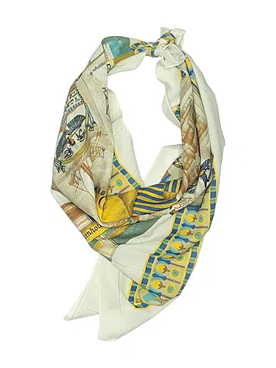 Pre-owned Assorted Brands Scarf In Tan