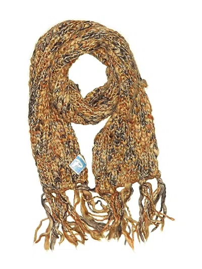 Pre-owned Assorted Brands Scarf In Tan