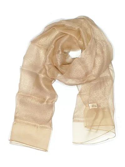 Pre-owned Assorted Brands Scarf In Tan
