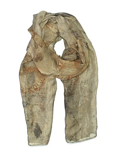 Pre-owned Assorted Brands Scarf In Tan