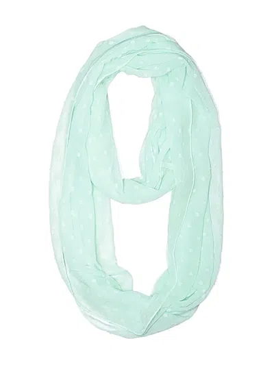 Pre-owned Assorted Brands Scarf In Teal