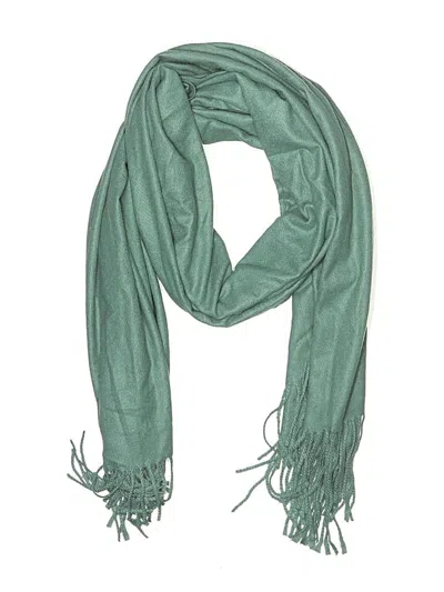 Pre-owned Assorted Brands Scarf In Teal