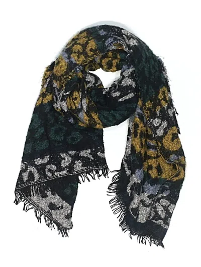 Pre-owned Assorted Brands Scarf In Teal