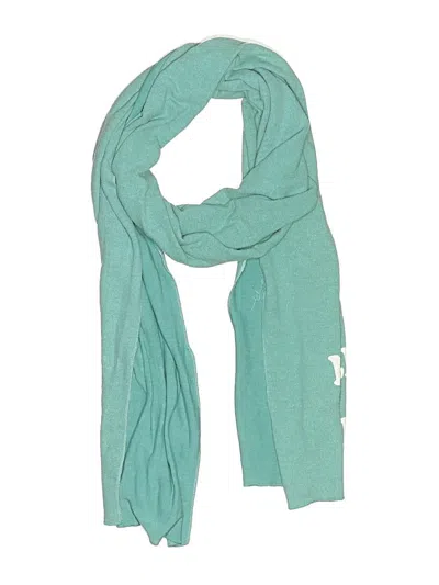 Pre-owned Assorted Brands Scarf In Teal