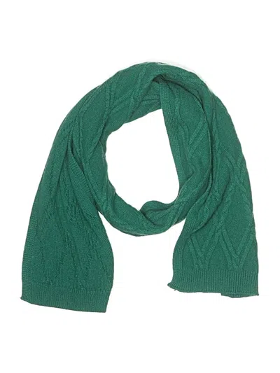 Pre-owned Assorted Brands Scarf In Teal
