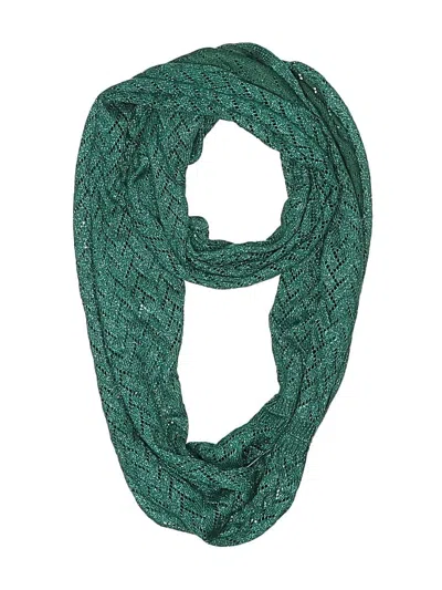Pre-owned Assorted Brands Scarf In Teal