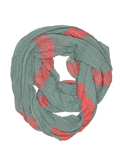 Pre-owned Assorted Brands Scarf In Teal