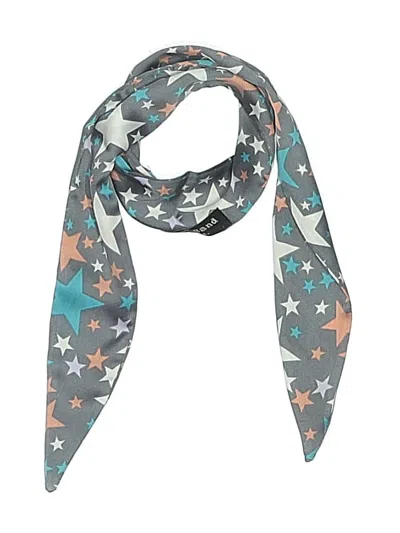 Pre-owned Assorted Brands Scarf In Teal