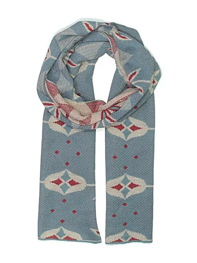 Pre-owned Assorted Brands Scarf In Teal