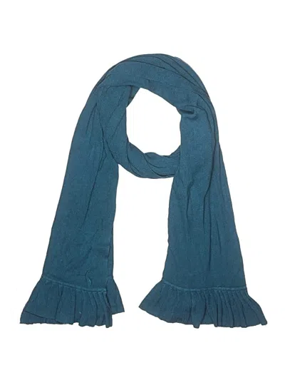 Pre-owned Assorted Brands Scarf In Teal