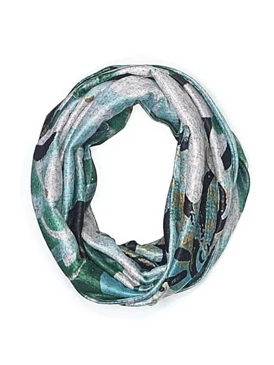 Pre-owned Assorted Brands Scarf In Teal