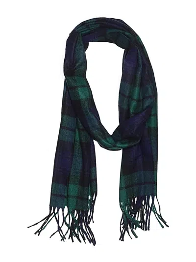 Pre-owned Assorted Brands Scarf In Teal
