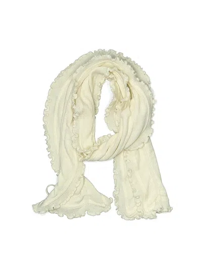 Pre-owned Assorted Brands Scarf In White