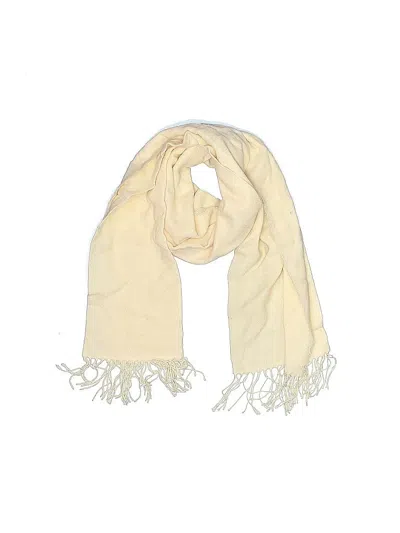 Pre-owned Assorted Brands Scarf In White