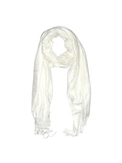 Pre-owned Assorted Brands Scarf In White