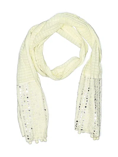 Pre-owned Assorted Brands Scarf In White