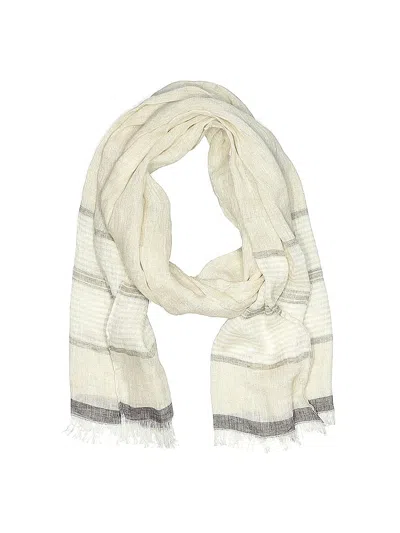 Pre-owned Assorted Brands Scarf In White