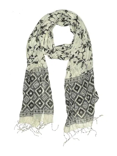 Pre-owned Assorted Brands Scarf In White