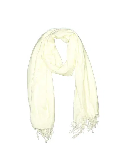 Pre-owned Assorted Brands Scarf In White