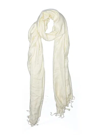 Pre-owned Assorted Brands Scarf In White