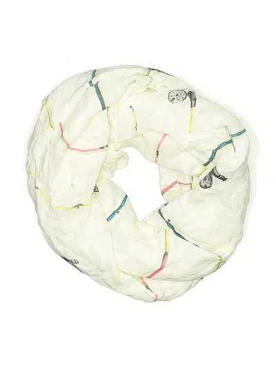 Pre-owned Assorted Brands Scarf In White