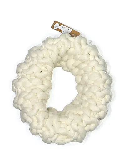 Pre-owned Assorted Brands Scarf In White