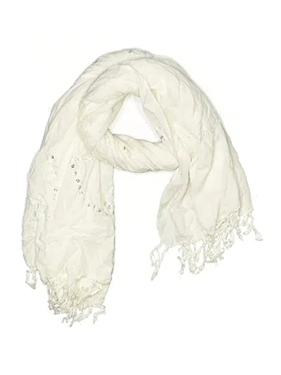 Pre-owned Assorted Brands Scarf In White