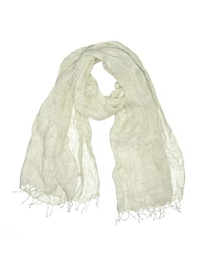 Pre-owned Assorted Brands Scarf In White