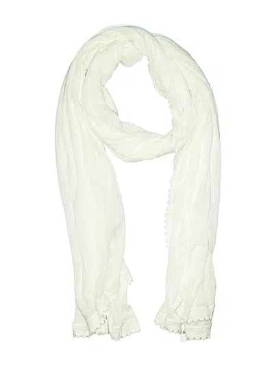 Pre-owned Assorted Brands Scarf In White