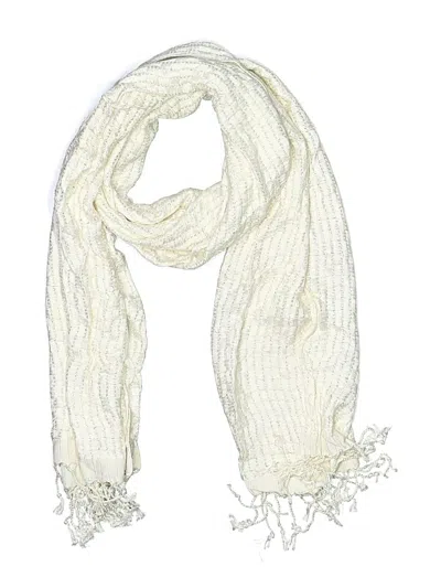 Pre-owned Assorted Brands Scarf In White