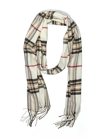 Pre-owned Assorted Brands Scarf In White