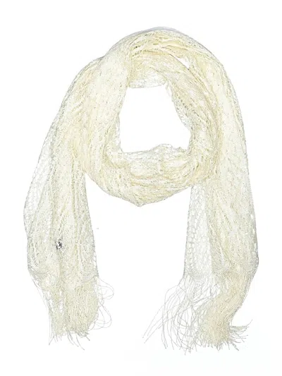 Pre-owned Assorted Brands Scarf In White