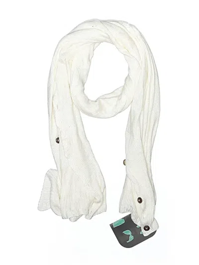 Pre-owned Assorted Brands Scarf In White