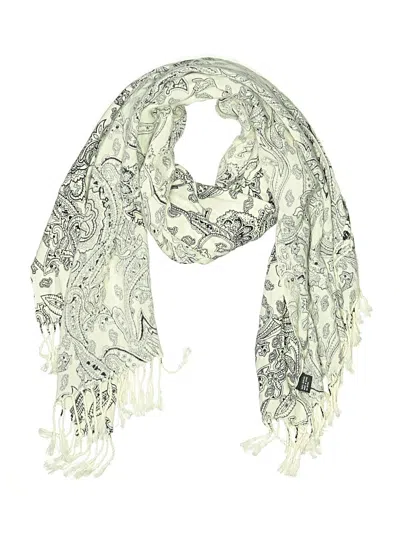 Pre-owned Assorted Brands Scarf In White