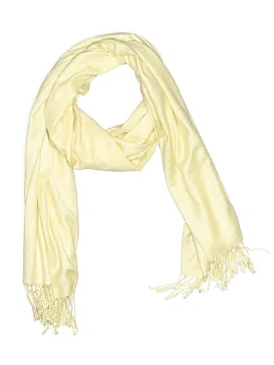 Pre-owned Assorted Brands Scarf In White