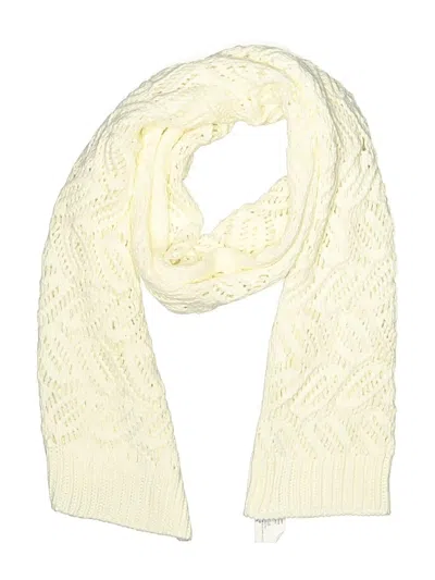 Pre-owned Assorted Brands Scarf In White