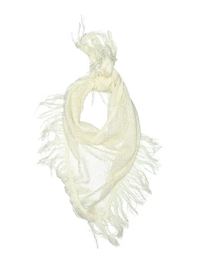 Pre-owned Assorted Brands Scarf In White