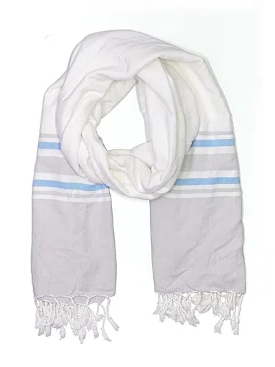 Pre-owned Assorted Brands Scarf In White