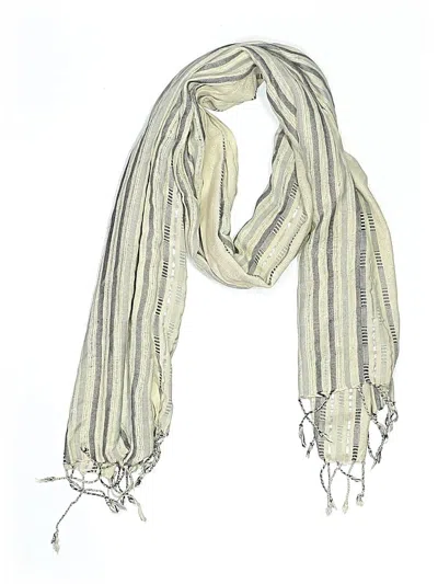 Pre-owned Assorted Brands Scarf In White